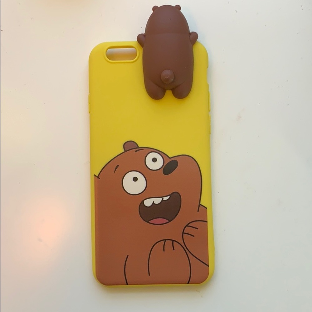 IPHONE 6 WE BARE BEARS CASE NEVER USED